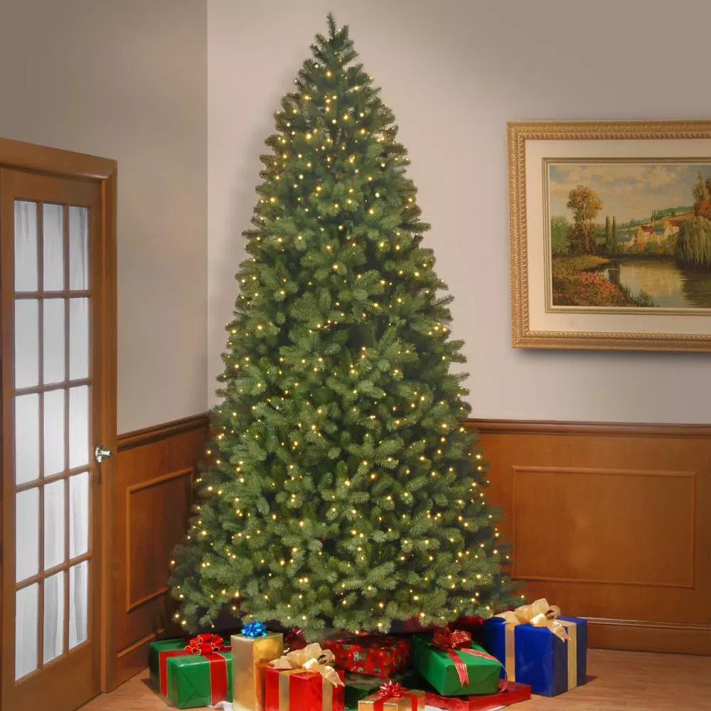 National Tree Company 9 ft. Bayberry Spruce Artificial Christmas Tree with 1000 Dual Color LED Lights & PowerConnect System
