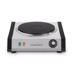 Cuisinart Single Burner 7.5 in. Brushed Stainless Cast Iron Hot Plate with Temperature Control thumbnail 1