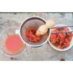 Weston Stainless Steel Cone Strainer and Pestle Set with Chrome Support Stand thumbnail 3