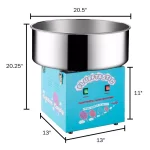Great Northern Popcorn Flufftastic Cotton Candy Machine - 1000W Blue Carnival Style Maker thumbnail 2