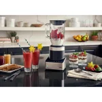 Braun PureMix 1000W Countertop Blender with 56 oz. Thermal Resistant Glass Jug, 3-Speed, Black & Stainless Steel thumbnail 5