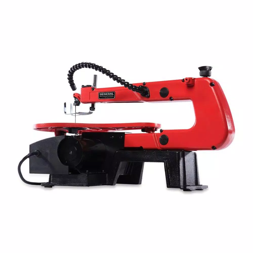 General International BT8007 16 in. Variable Speed Scroll Saw with Flex Neck LED Work Light