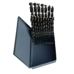 Drill America Killer Force Drills 29-Piece High Speed Steel Twist Drill Bit Set with Metal Case thumbnail 1