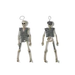 Worth Imports 16 in. Halloween Hanging Skeleton Convict Decor - Set of 4 thumbnail 1