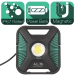 Advanced Lighting Systems ALS 6,000 Lumens Heavy-Duty LED Bluetooth Work Light with Integrated Power Bank thumbnail 1