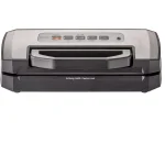 Caso VC 300 Brushed Black Stainless Steel Food Vacuum Sealer with Soft Vacuum System thumbnail 1