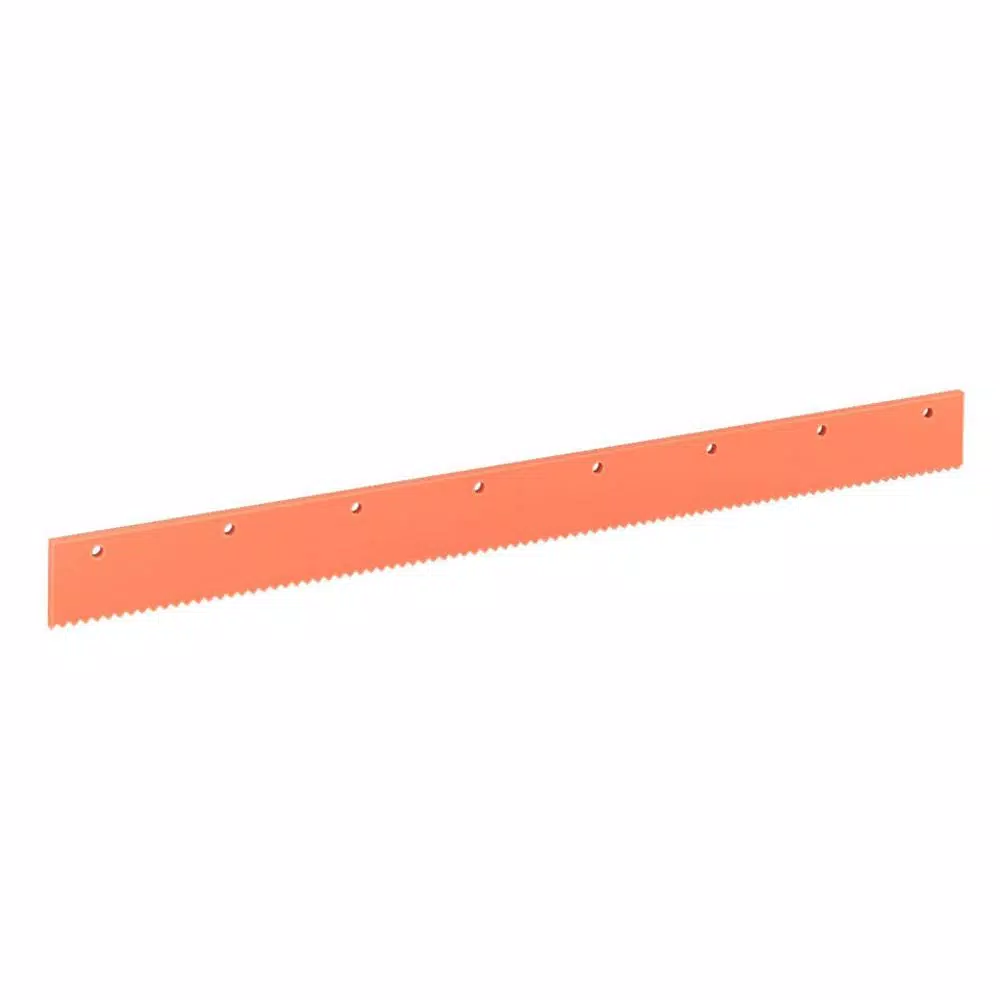 Bon Tool 24 in. V-Notched Rubber Squeegee Replacement Blade for Epoxies and Self-Leveling Materials