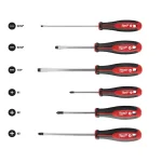 Milwaukee 6-Piece Screwdriver Set with Magnetic Tips and High-Leverage Handles thumbnail 1