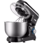 VIVOHOME 650W 6 Qt. Tilt-Head Kitchen Stand Mixer with 6 Speeds and Stainless Steel Bowl, Black thumbnail 1