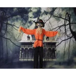 Haunted Hill Farm 5 ft. Animated Skeleton Scarecrow Halloween Prop thumbnail 10