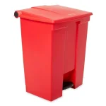 Rubbermaid Commercial Products 18 Gal. Red Fire-Safe Step-On Medical Trash Can, Puncture-Resistant Plastic thumbnail 2
