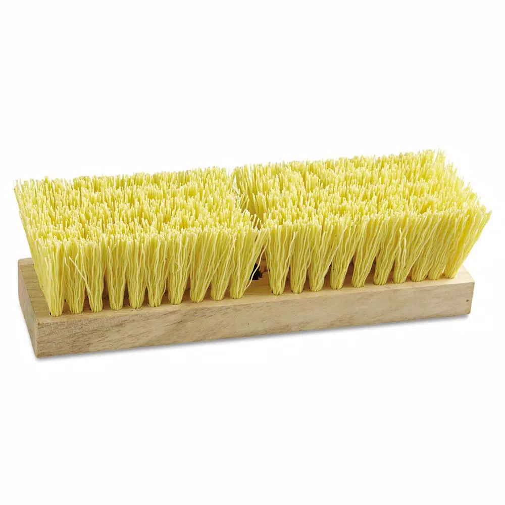 ProLine 10 in. Polypropylene Bristle Deck and Acid Brush Head with Hardwood Block