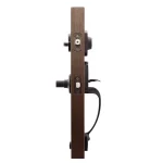 Copper Creek Craftsman Black Front Door Handleset with Contemporary Zane Lever Trim thumbnail 3