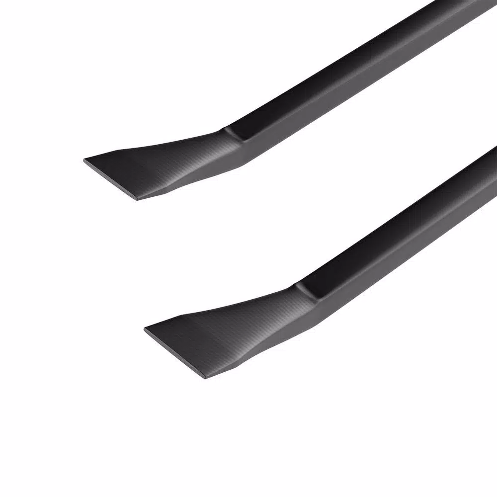 Stalwart 4-Piece Steel Pry Bar Set with Angled Chisel Ends