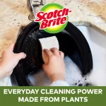 Scotch-Brite Greener Clean Non-Scratch Scrub Sponges, 2.7 in., 6-Pack thumbnail 3