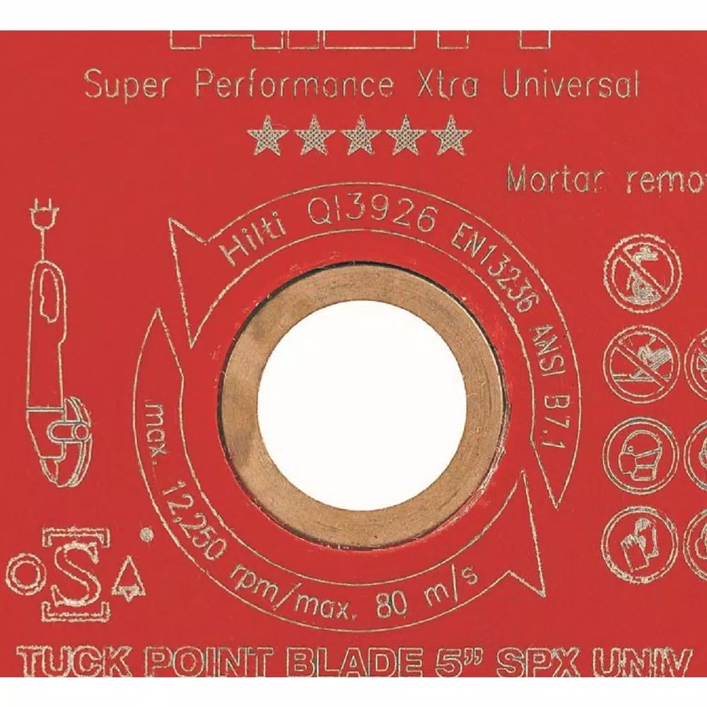 Hilti 5 in. SPX Diamond Tuck Point Blade, Super Performance (6-Pack)