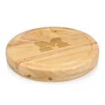 TOSCANA Michigan Wolverines Circo Wood Cheese Board Set with 4 Stainless Steel Tools thumbnail 1