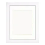 PTM Images White Matted Portrait Photo Frame Set of 2 - Holds 8x10 or 11x14 Photos thumbnail 1