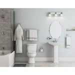No Drilling Required Hukk Single Robe Hook in Chrome - No-Drill Mounting System thumbnail 3