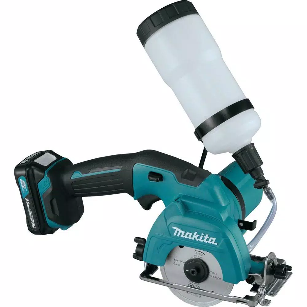 Makita 12V MAX CXT Cordless 3-3/8 in. Tile and Glass Saw Kit