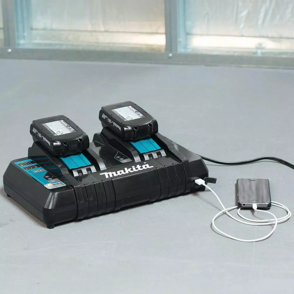 Makita 18V X2 LXT 36V Cordless Blower and 14 in. Chainsaw Combo Kit with (2) 5.0 Ah Batteries and Charger