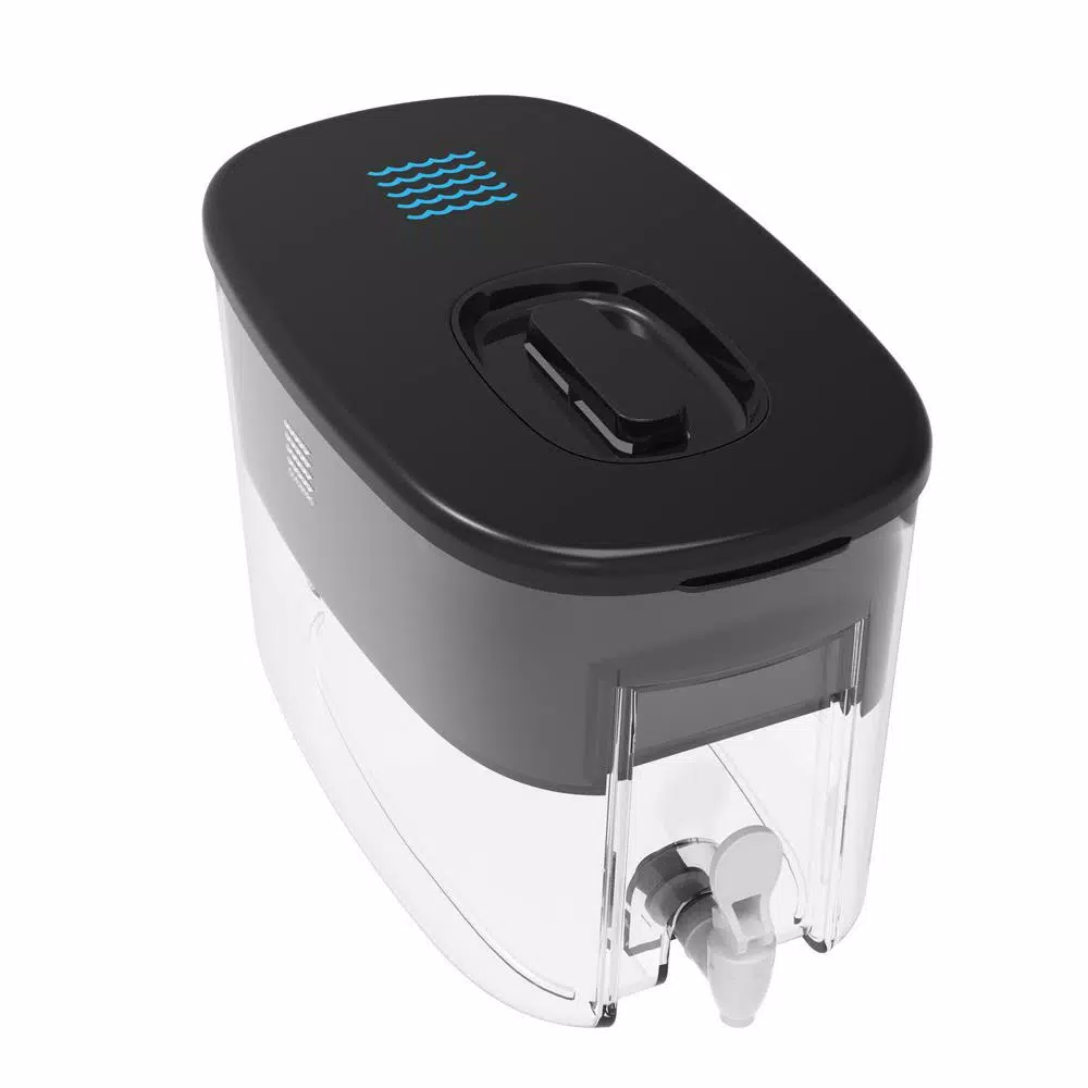 DRINKPOD Alkaline Water Dispenser 2.4 Gal. Countertop Filtration System, 3-Pack with 3 Filters