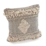 LR Resources Cottage Natural and Black Geometric 20 in. x 20 in. Cotton Throw Pillow thumbnail 5