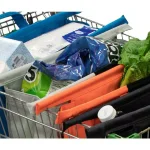 BergHOFF Trolley Bags Original Metro Reusable Grocery Shopping Cart Bag Set, 4-Piece Multi-Color thumbnail 1