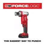 Milwaukee M18 FORCE LOGIC 6 Ton Knockout Tool Kit with M18 FUEL Hammer Drill and Step Bits Set thumbnail 7