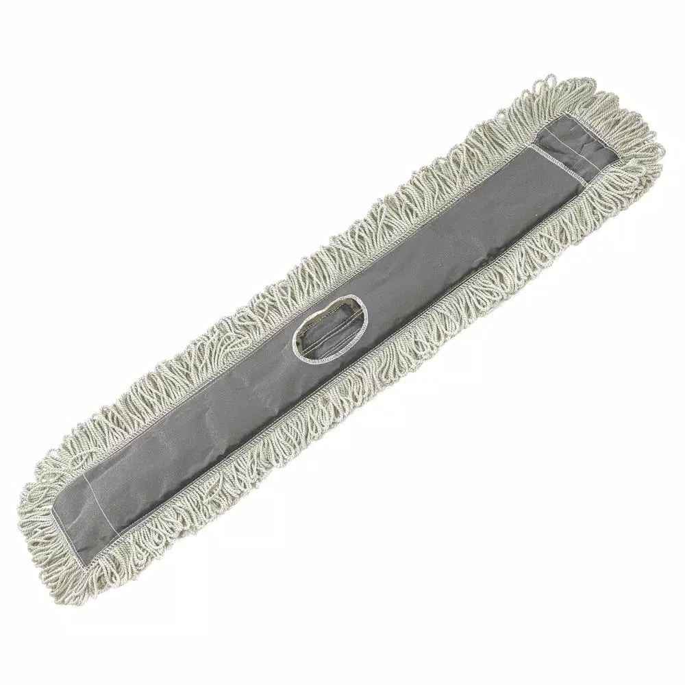 Alpine Industries 48 in. Cotton Dust Dry Mop Replacement Head, 2-Pack