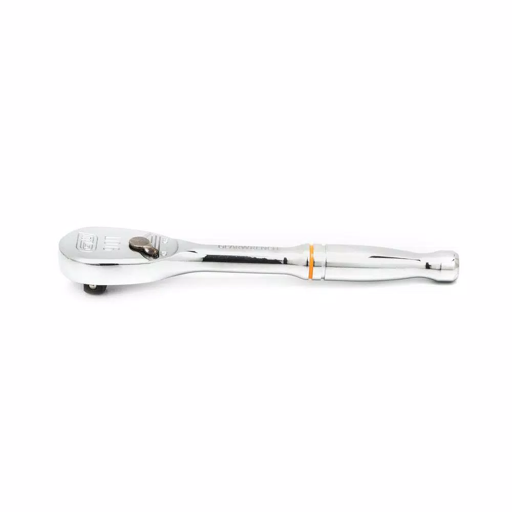 GEARWRENCH 1/4 in. Drive 90-Tooth Teardrop Ratchet, 5 in.