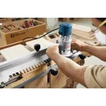 Bosch 2.25 HP Fixed-Base Router, 12 Amp Variable Speed Corded Electronic Router thumbnail 11