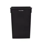 Alpine Industries 23 Gal. Black Commercial Waste Basket Trash Can thumbnail 5