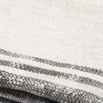 Safavieh Alita White and Grey Metallic Striped Cotton Throw Blanket, 50 x 70 in. thumbnail 2