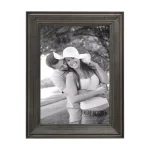 Kate and Laurel Bordeaux Charcoal Gray Wood Gallery Wall Picture Frame Set, 10-Piece thumbnail 3
