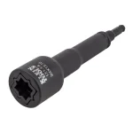 Klein Tools 4-in-1 Square Impact Socket with 7/16 in. Hex Quick-Change Adapter, 1/2 in. Square Drive thumbnail 4