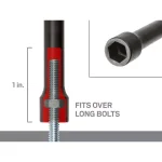TEKTON 1/2 in. Nut Driver with Patented Three-Sided Handle thumbnail 7