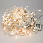 Novolink 200 LED Mini Globe Warm White Icicle String Lights with Wireless Smart App Control thumbnail 1