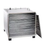 LEM 10-Tray Stainless Steel Food Dehydrator with 770W Motor and 16 Sq. Ft. Drying Area thumbnail 1