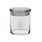 Libbey 6-Piece Glass Cylinder Jar Set with Lids thumbnail 1