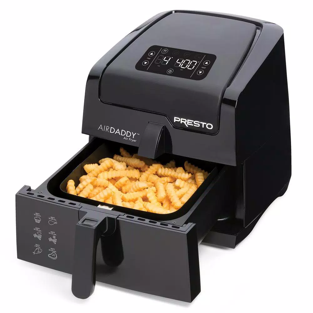 Presto Air Daddy Digital 4.2 Qt. Air Fryer, 1500W Convection Cooker with Touchscreen