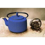 Old Dutch Matsukasa Gold and Black Cast Iron Tetsubin Teapot, 3.5-Cup thumbnail 3