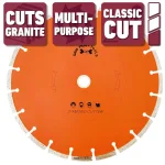 GRIP TIGHT TOOLS 10 in. Classic Segmented Cut Diamond Blade for Granite, Marble, Concrete, and Masonry thumbnail 2