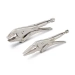 TEKTON 2-Piece Curved Jaw and Long Nose Locking Pliers Set thumbnail 1