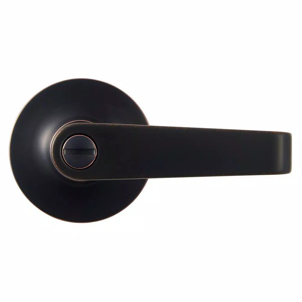 Universal Hardware Commercial Aged Bronze Privacy Bed/Bath Door Lever, ANSI Grade 2, ADA Compliant