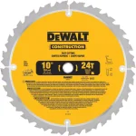 DEWALT 10 in. 24-Teeth Thin Kerf Construction Table Saw Blade thumbnail 1