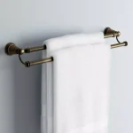 MOEN Banbury 24 in. Double Towel Bar, Mediterranean Bronze thumbnail 2