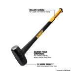 DEWALT 12 lb. Exo-Core Sledge Hammer with 33.3 in. Fiberglass Handle thumbnail 2