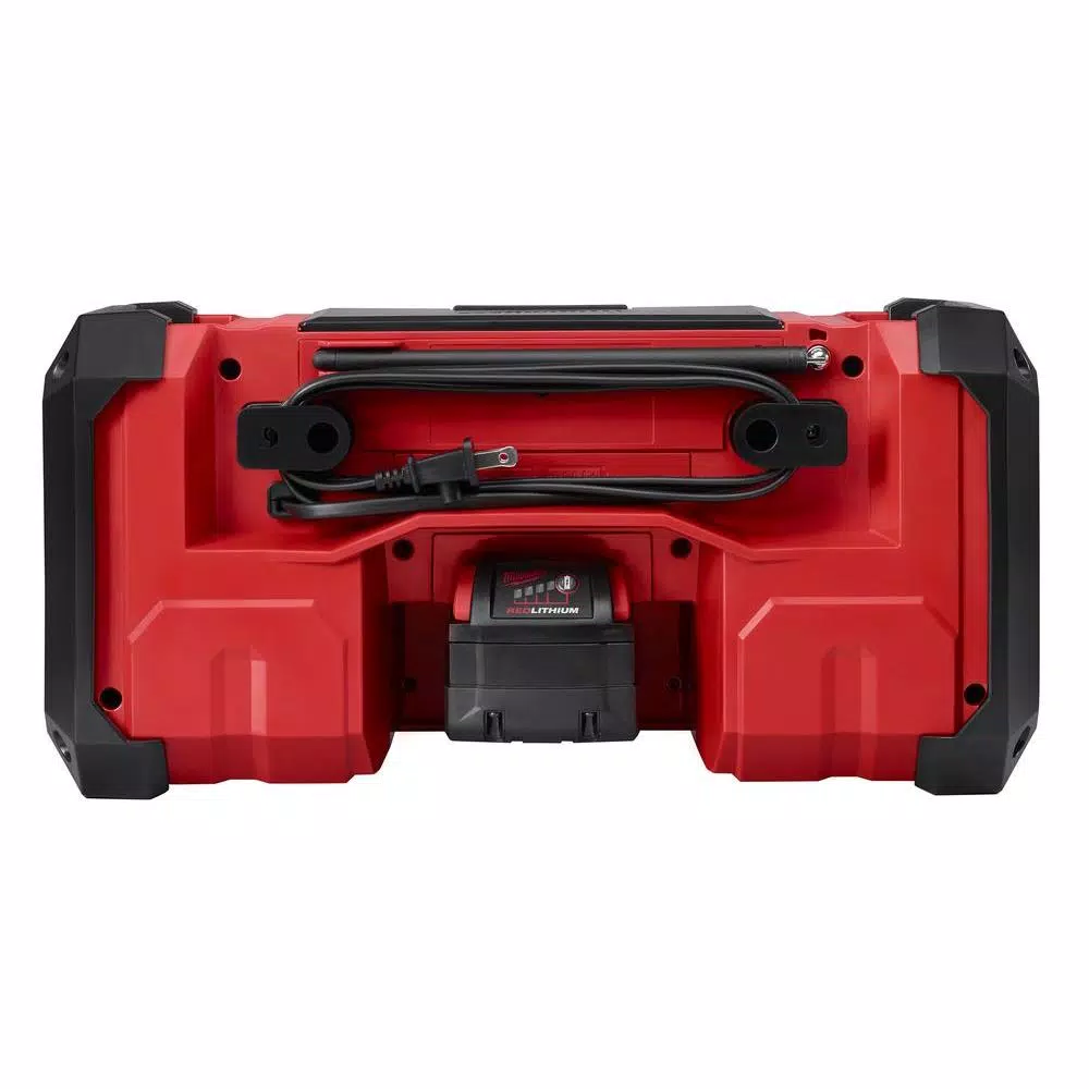 Milwaukee M18 18V Lithium-Ion Cordless Jobsite Radio with INKZALL Marker