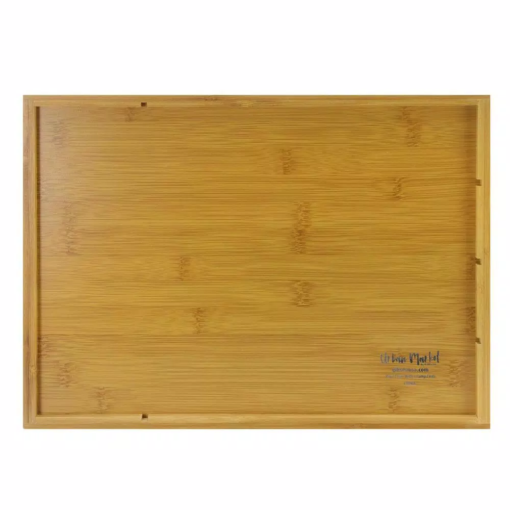 Urban Market Gibson's Urban Market Life on the Farm 5-Compartment Bamboo Utensil Tray